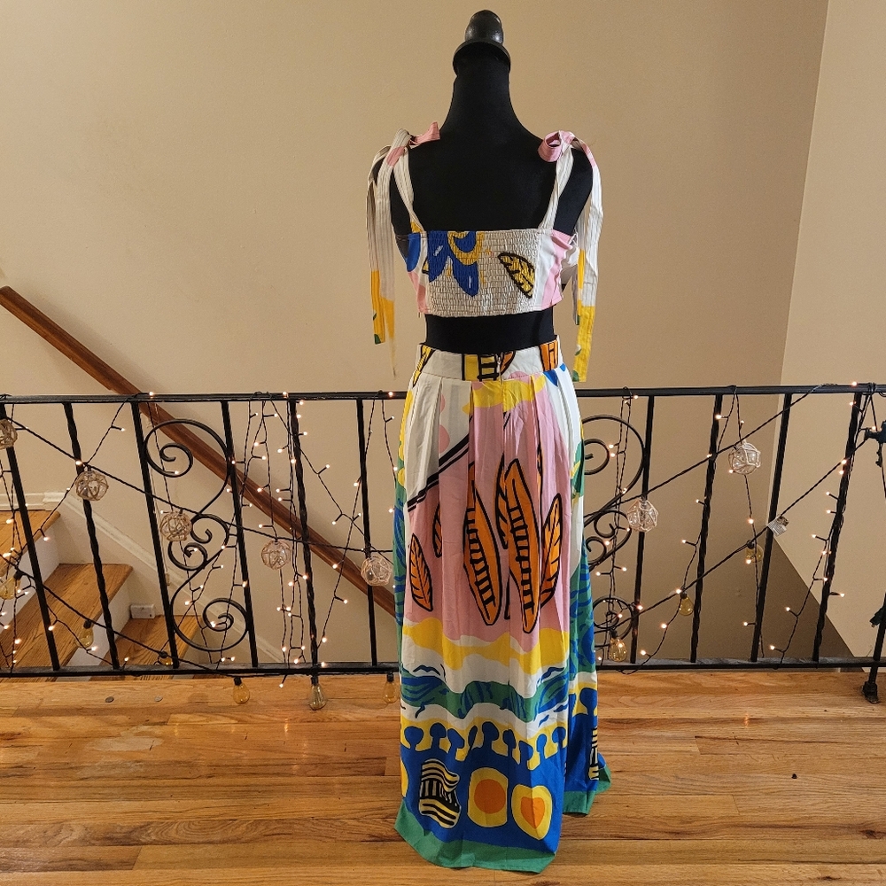 21. Nwt Commense Multicolor Vacation Set Size Large - Picture 10 of 11